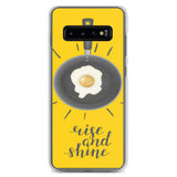 Motivational Samsung Mobile Case "Rise 7 Shine" Inspiring Samsung phone case