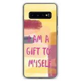 Samsung Mobile Case "I am a Gift to Myself" motivational Phone Case