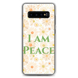 Samsung Mobile Case "I am Peace"  Affirmation Quote Samsung phone Case