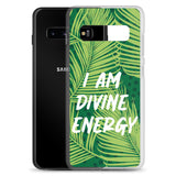 Samsung Mobile Case " I am Divine Energy" Positive Quote Phone Case
