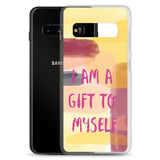 Samsung Mobile Case "I am a Gift to Myself" motivational Phone Case