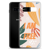 Samsung Mobile Case "I am FREE" Motivational Phone Case
