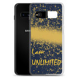 Samsung Phone Case "I am Unlimited" Motivational Mobile Case