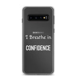 Motivational Samsung mobile case "I Breathe Confidence" Law of Affirmation Samsung Mobile Case