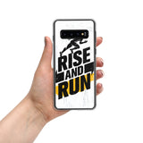 Samsung Motivational Mobile Case " rise and Run" Durable Tough Samsung Phone Case