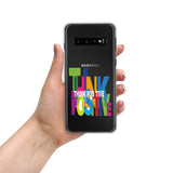 Samsung Mobile Case "Think Positive" Motivational Phone Case