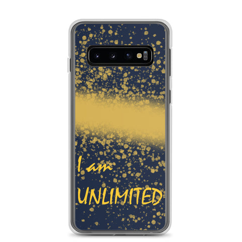 Samsung Phone Case "I am Unlimited" Motivational Mobile Case