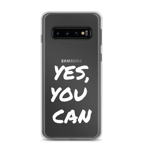 Motivational  Samsung Mobile Case "YES, YOU CAN !" Law of Affirmation Samsung Mobile Phone Case