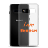 Motivational Samsung Phone Case "I am Enough" Law of Affirmation Samsung Mobile Case