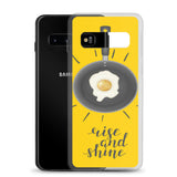 Motivational Samsung Mobile Case "Rise 7 Shine" Inspiring Samsung phone case