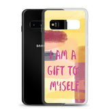 Samsung Mobile Case "I am a Gift to Myself" motivational Phone Case