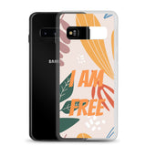 Samsung Mobile Case "I am FREE" Motivational Phone Case