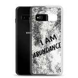 Samsung Galaxy Phone Case " I am Abundance" Samsung Mobile Case