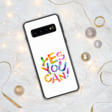 Motivational Samsung Mobile Case "YES YOU CAN !" Law of Attraction Samsung Mobile Phone Case