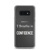 Motivational Samsung mobile case "I Breathe Confidence" Law of Affirmation Samsung Mobile Case