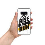Samsung Motivational Mobile Case " rise and Run" Durable Tough Samsung Phone Case
