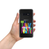Samsung Mobile Case "Think Positive" Motivational Phone Case