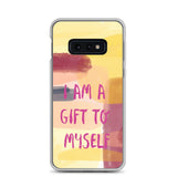 Samsung Mobile Case "I am a Gift to Myself" motivational Phone Case