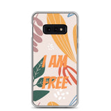 Samsung Mobile Case "I am FREE" Motivational Phone Case