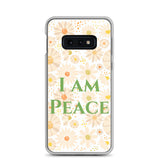 Samsung Mobile Case "I am Peace"  Affirmation Quote Samsung phone Case