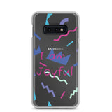 Samsung Mobile Case "I am Joyful" Inspirational Samsung Phone Case