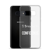 Motivational Samsung mobile case "I Breathe Confidence" Law of Affirmation Samsung Mobile Case