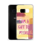 Samsung Mobile Case "I am a Gift to Myself" motivational Phone Case