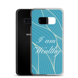 Samsung Mobile Case " I am Wealthy" Affirmation quote Phone Case