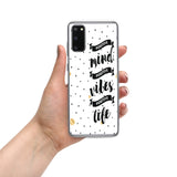 Samsung mobile  Case " Positive mind, Positive life" inspirational Phone Case