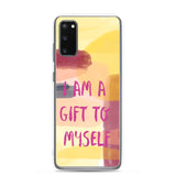 Samsung Mobile Case "I am a Gift to Myself" motivational Phone Case