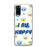 Samsung Mobile Case " I am Happy" positive affirmation Phone Case