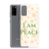 Samsung Mobile Case "I am Peace"  Affirmation Quote Samsung phone Case