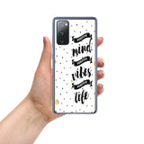 Samsung mobile  Case " Positive mind, Positive life" inspirational Phone Case