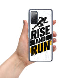 Samsung Motivational Mobile Case " rise and Run" Durable Tough Samsung Phone Case