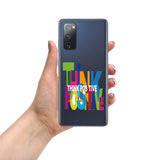 Samsung Mobile Case "Think Positive" Motivational Phone Case