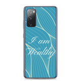 Samsung Mobile Case " I am Wealthy" Affirmation quote Phone Case