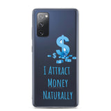 Samsung Mobile Case "I Attract money Naturally" Affirmation quote Phone Case