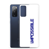 Motivational samsung phone case " I am Possible" Custom Quote Samsung Case