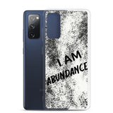Samsung Galaxy Phone Case " I am Abundance" Samsung Mobile Case