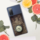 Motivational Samsung Mobile Case "Time for Work" Customized