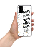 Samsung mobile  Case " Positive mind, Positive life" inspirational Phone Case