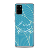 Samsung Mobile Case " I am Wealthy" Affirmation quote Phone Case