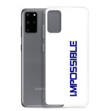 Motivational samsung phone case " I am Possible" Custom Quote Samsung Case