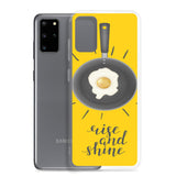 Motivational Samsung Mobile Case "Rise 7 Shine" Inspiring Samsung phone case