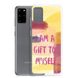 Samsung Mobile Case "I am a Gift to Myself" motivational Phone Case