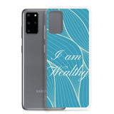 Samsung Mobile Case " I am Wealthy" Affirmation quote Phone Case