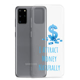 Samsung Mobile Case "I Attract money Naturally" Affirmation quote Phone Case