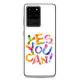 Motivational Samsung Mobile Case "YES YOU CAN !" Law of Attraction Samsung Mobile Phone Case