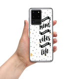 Samsung mobile  Case " Positive mind, Positive life" inspirational Phone Case