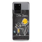 Samsung Motivational Mobile Case "I am Joyous" Inspirational Phone Case